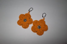 Load image into Gallery viewer, Floral Seed Bead Earrings (Medium)
