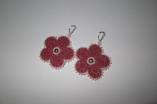 Load image into Gallery viewer, Flower Seed Bead Earrings